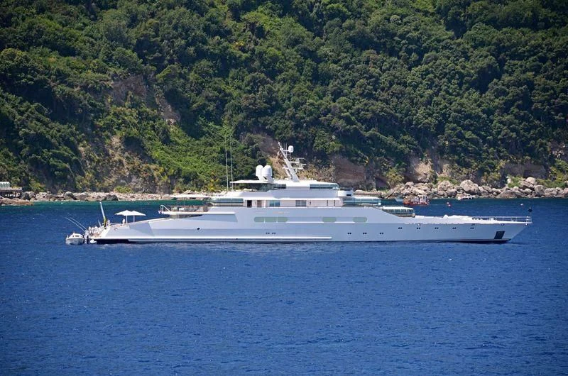a boat on the water aboard ZEUS Yacht for Sale