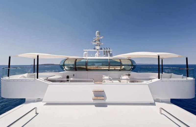 a boat on the water aboard ZEUS Yacht for Sale