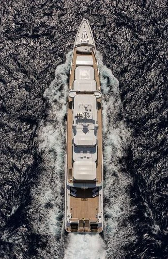 a rocket on a surface aboard ZEUS Yacht for Sale