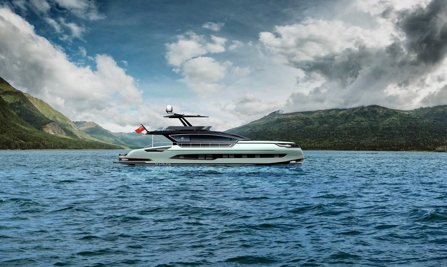 a boat in the water aboard DYNAMIQ GTM 90 SPORTFISHER Yacht for Sale