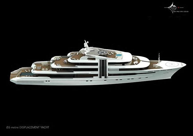a model of a space ship aboard MARCO YACHTS 231 Yacht for Sale