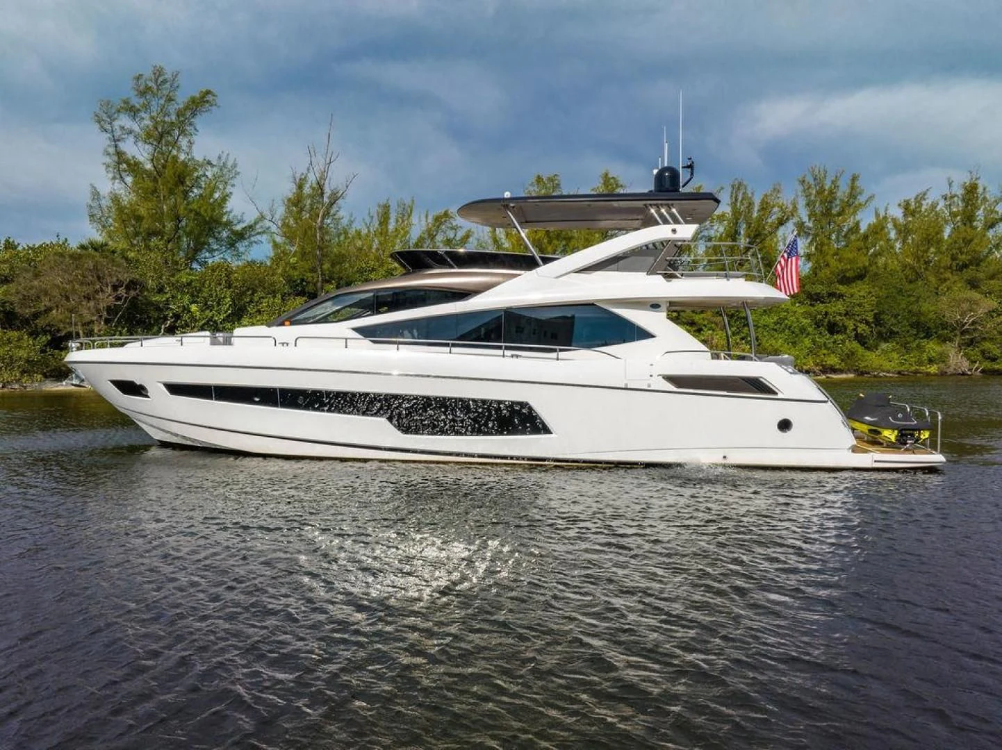 a boat on the water aboard RAPALLO V Yacht for Sale