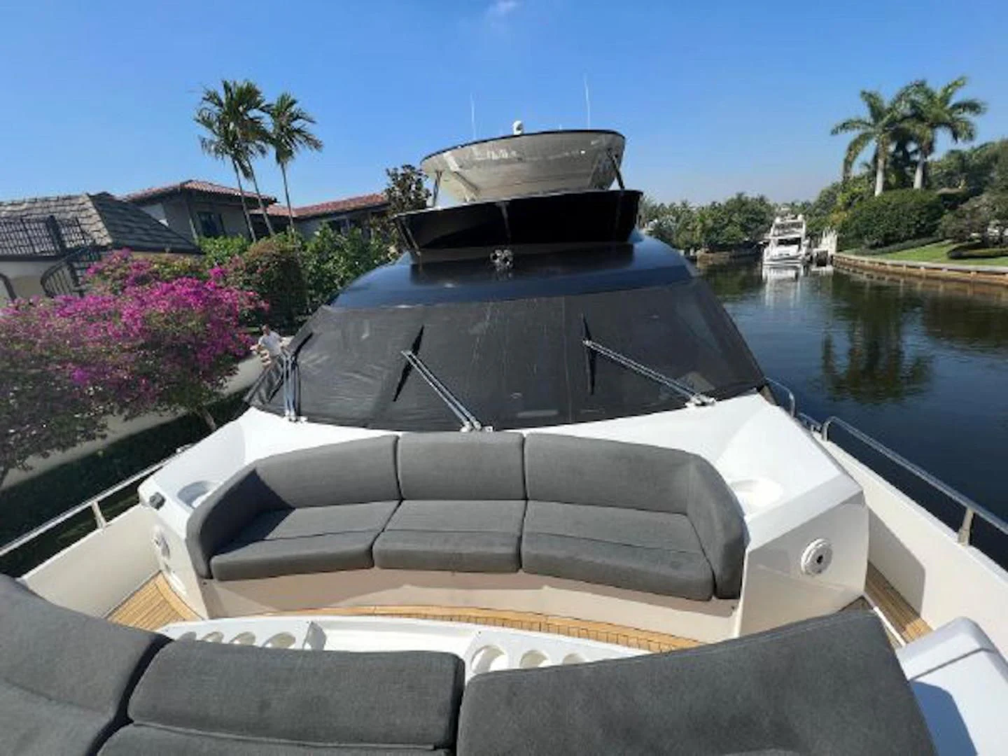 a boat on a body of water aboard RAPALLO V Yacht for Sale