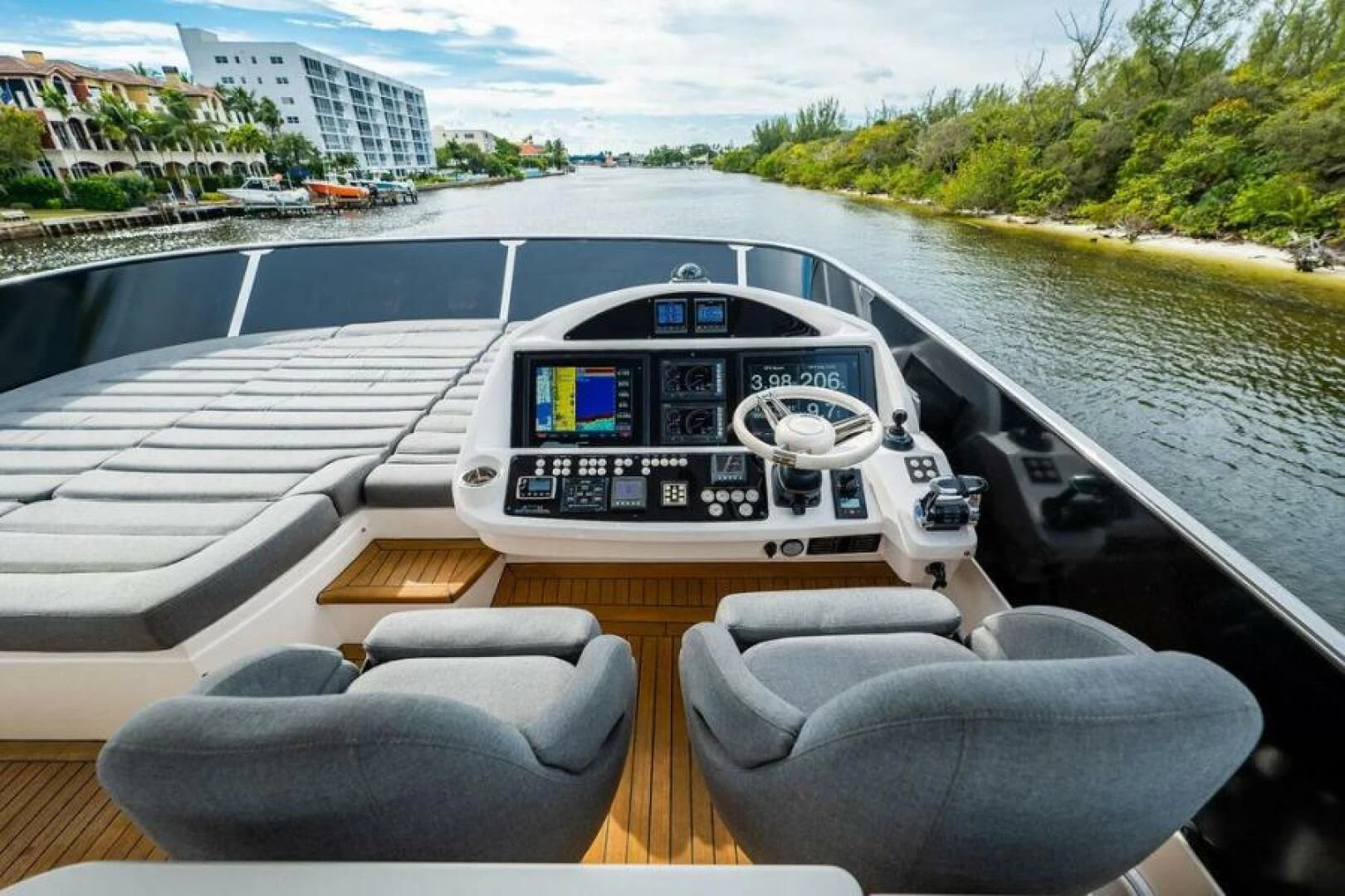 the inside of a boat aboard RAPALLO V Yacht for Sale