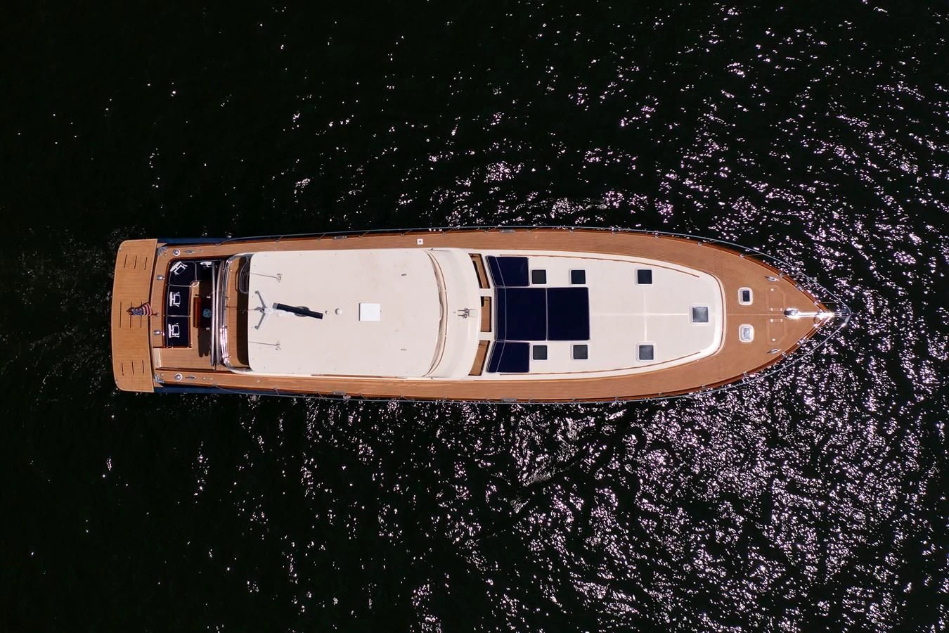 a gold and silver watch aboard FALCON Yacht for Sale