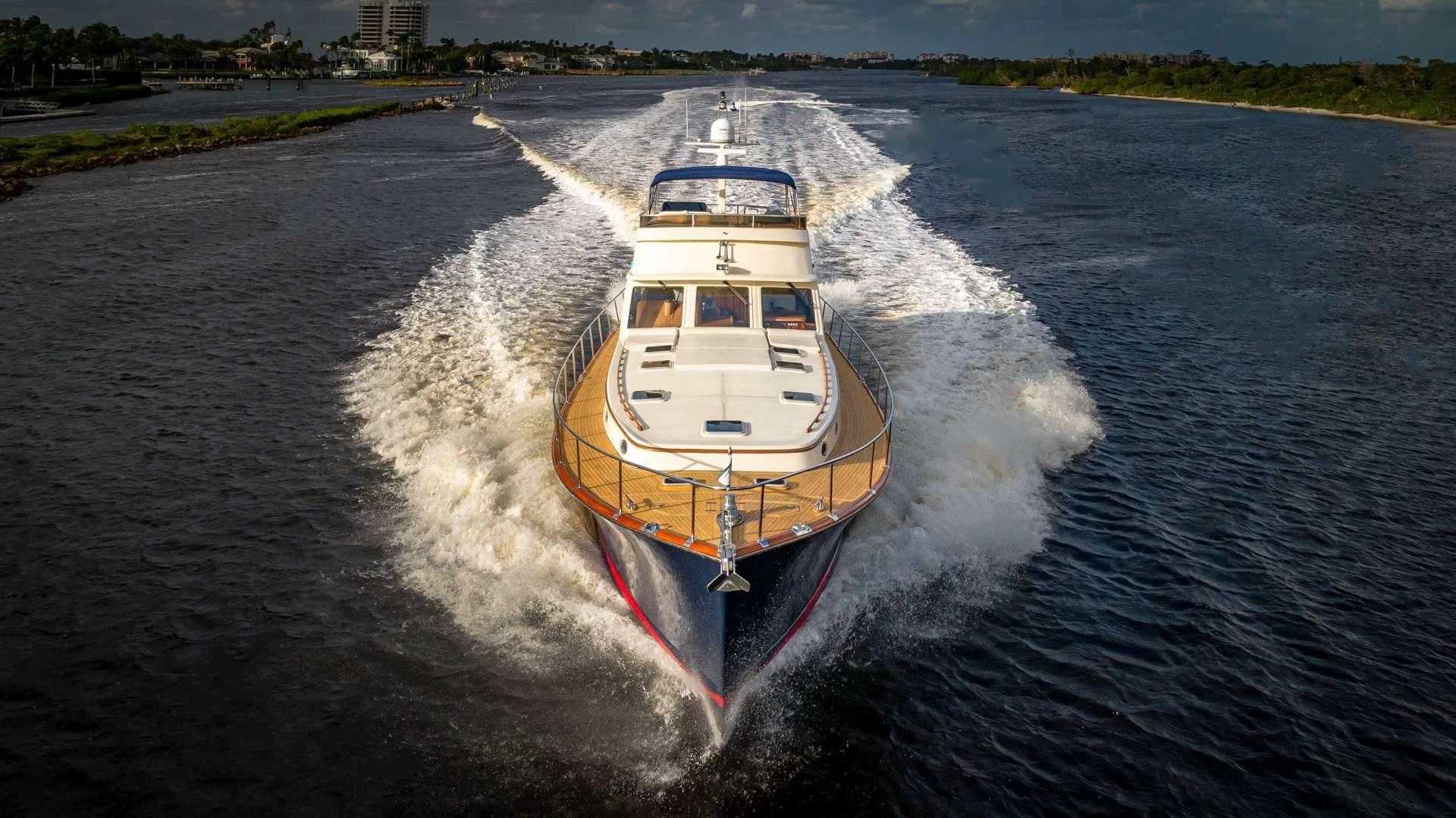 a boat on the water aboard FALCON Yacht for Sale