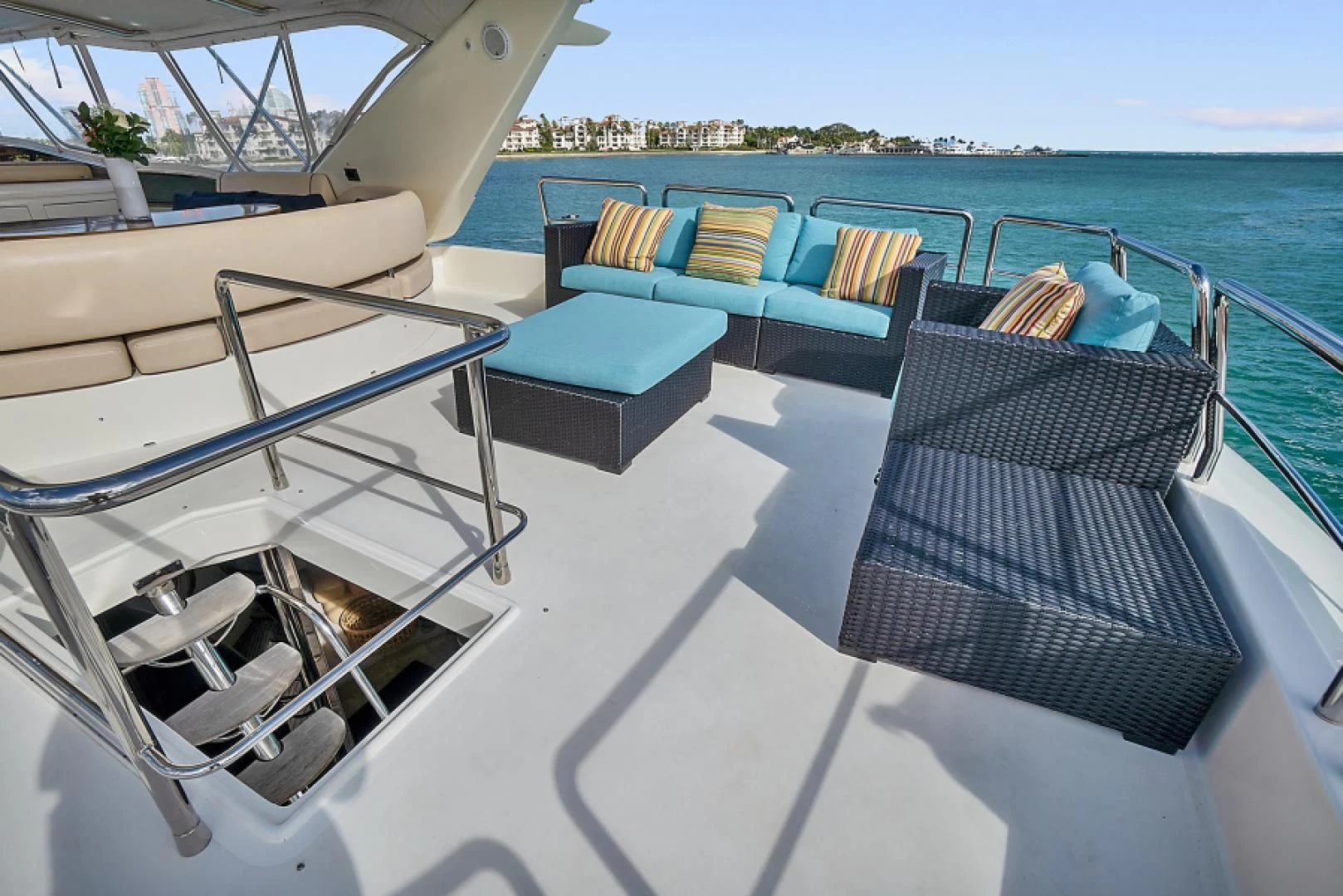a boat on the water aboard EL FARAON Yacht for Sale
