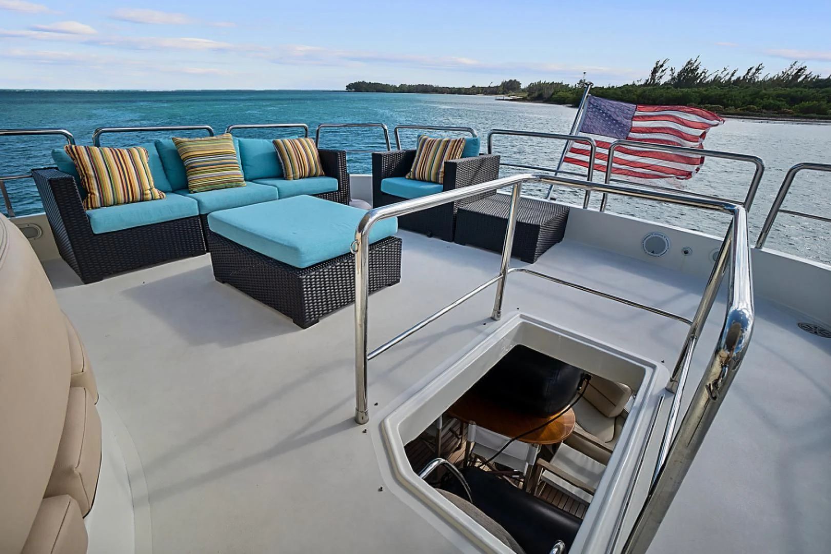 a boat on the water aboard EL FARAON Yacht for Sale