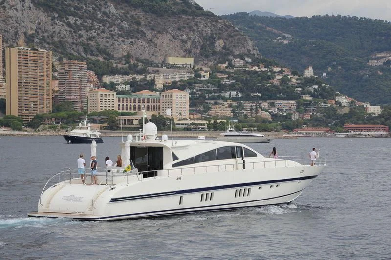 a boat in the water aboard THE OFFICE Yacht for Sale