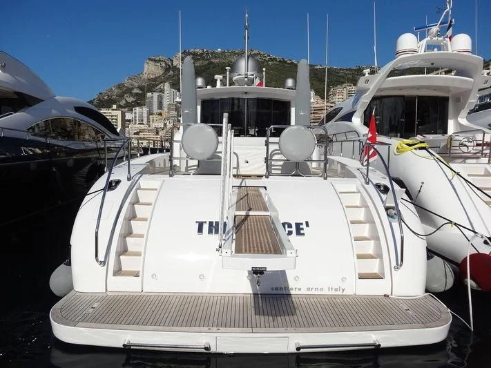 a boat in the water aboard THE OFFICE Yacht for Sale