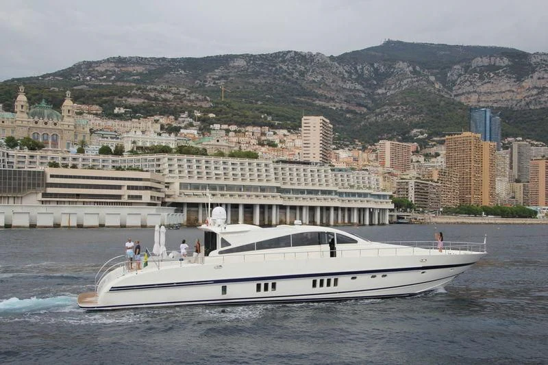 a boat in the water aboard THE OFFICE Yacht for Sale