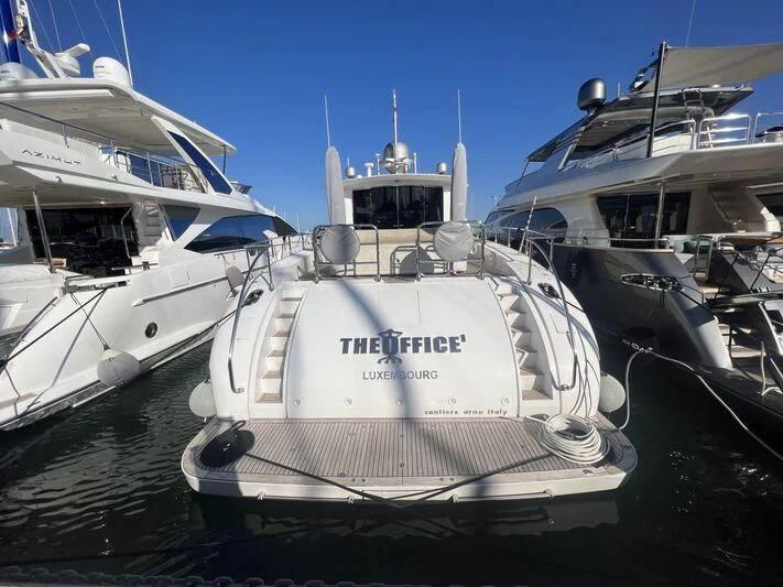 a boat in the water aboard THE OFFICE Yacht for Sale