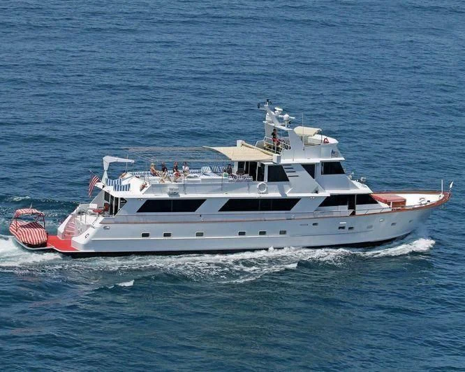 a boat with people on it aboard THE ADMIRAL Yacht for Sale