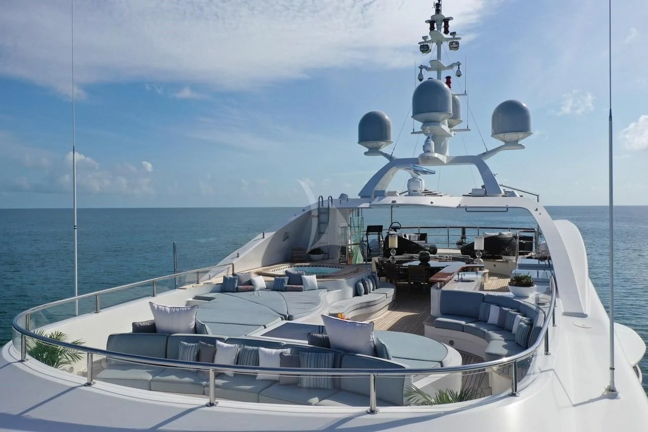 a boat on the water aboard LADY B Yacht for Charter