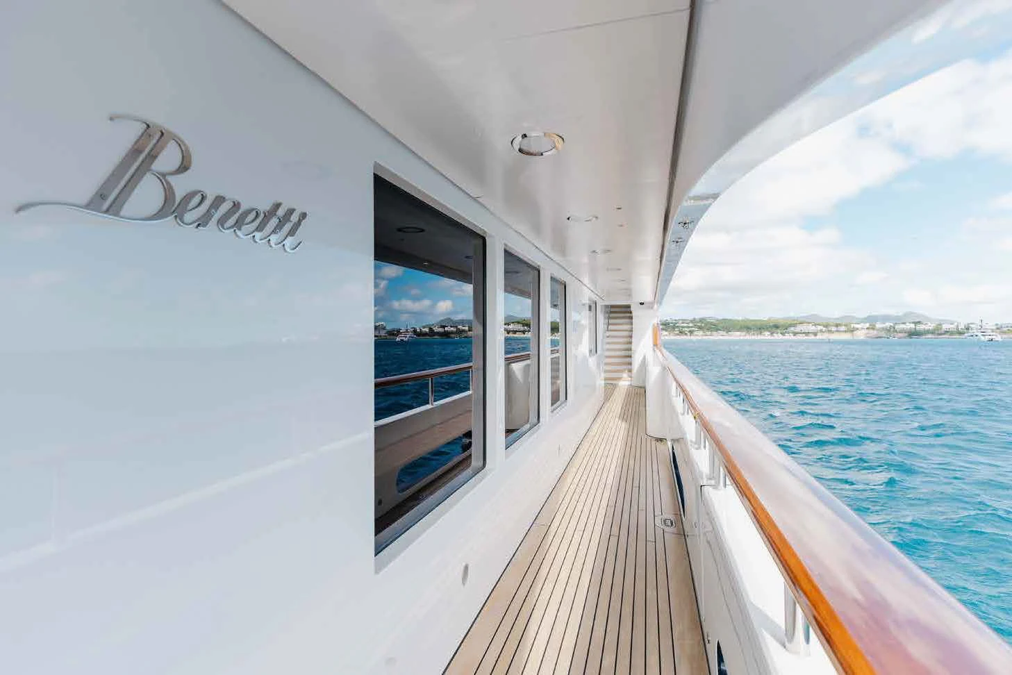 a boat on the water aboard LADY B Yacht for Charter