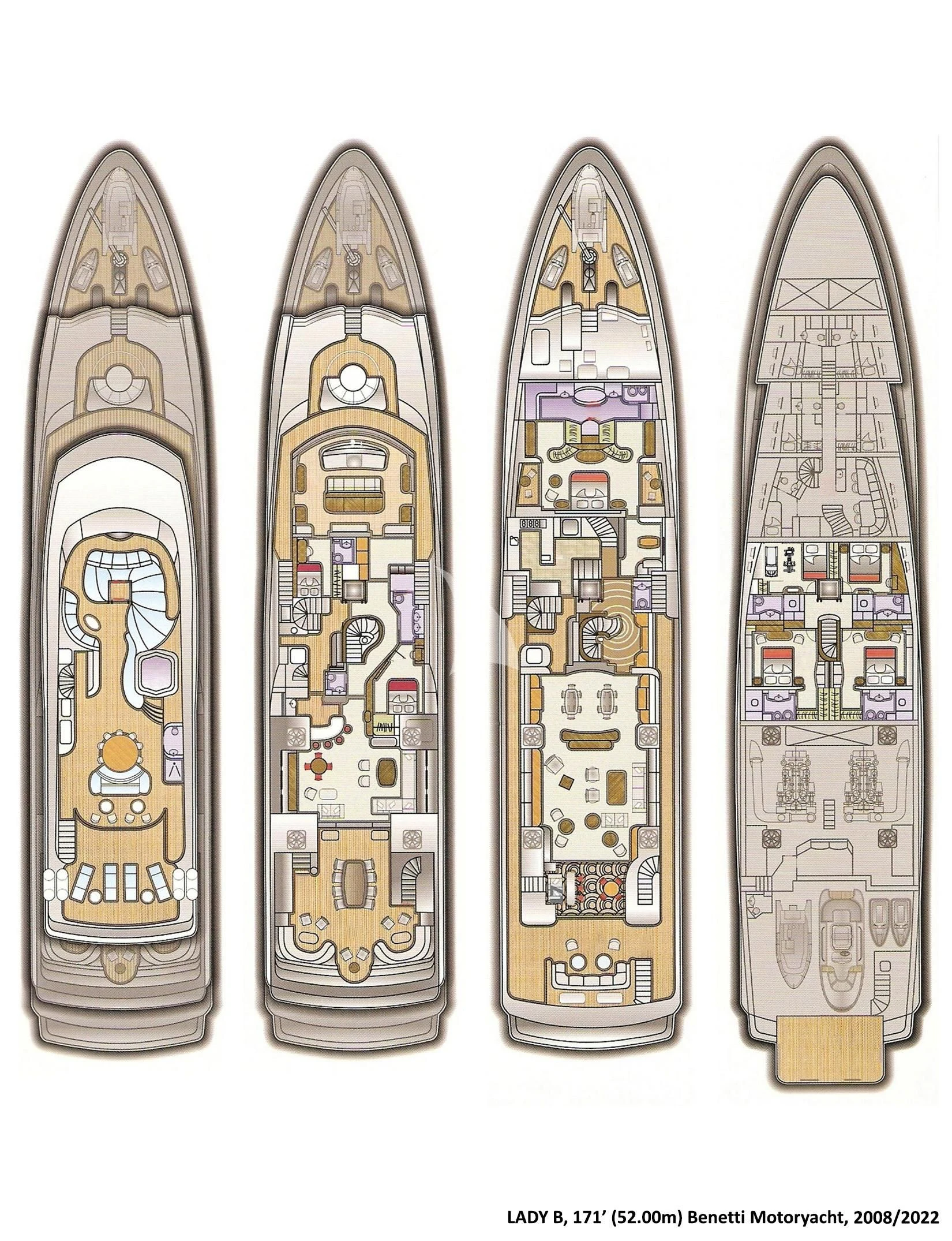 a couple of skateboards aboard LADY B Yacht for Charter