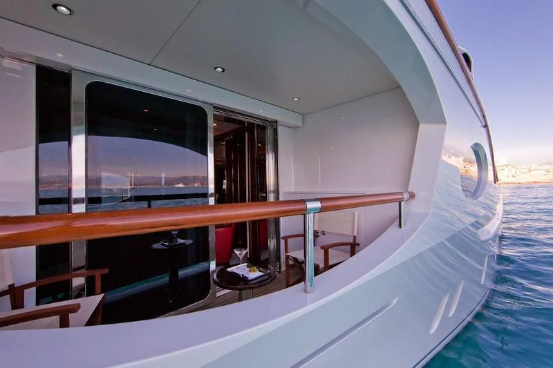 a boat on the water aboard LADY B Yacht for Charter