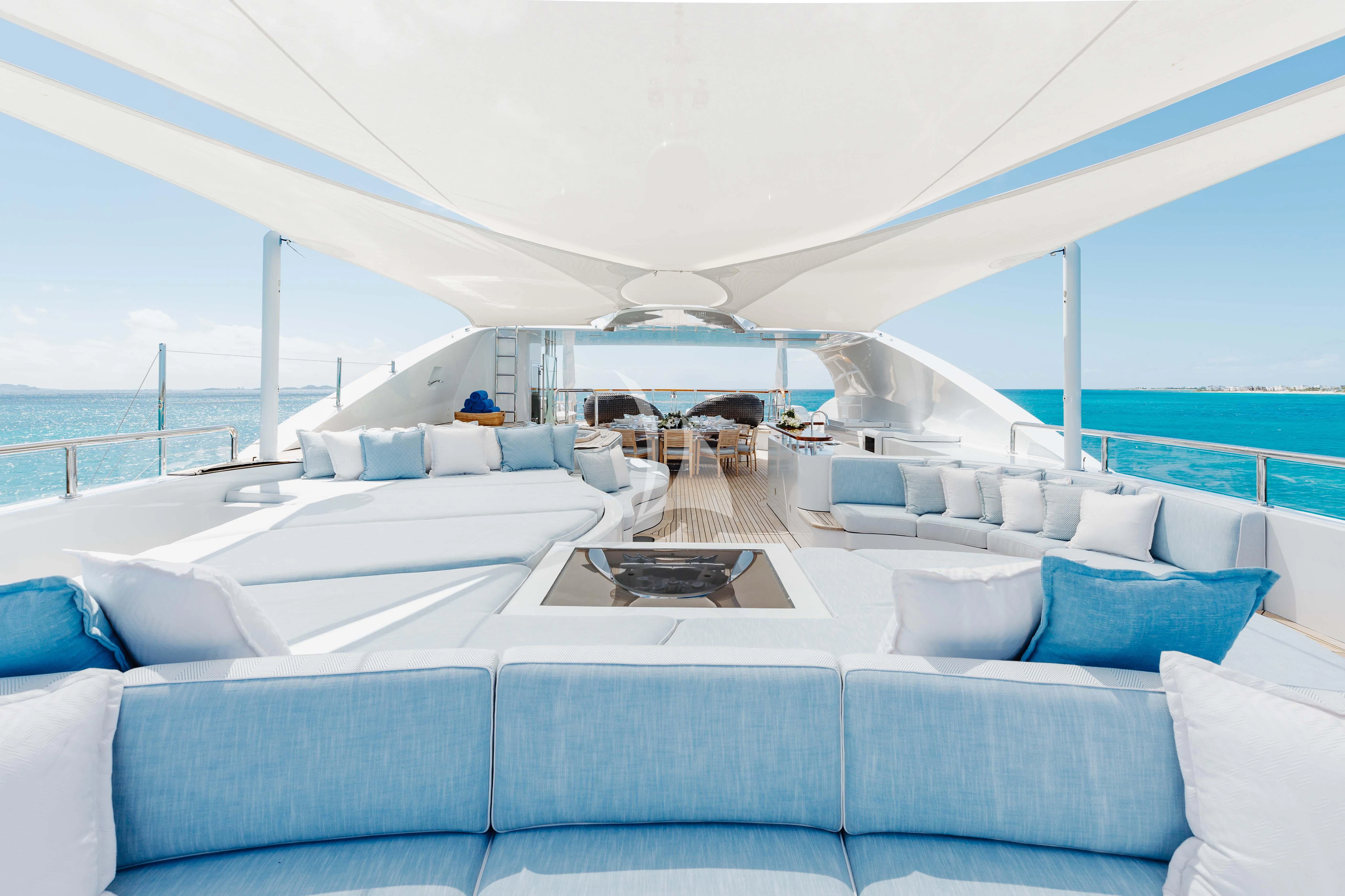 a boat on the water aboard LADY B Yacht for Charter