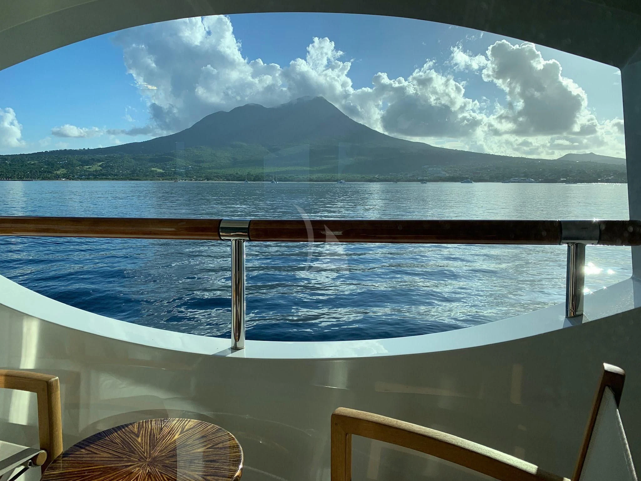 a large body of water aboard LADY B Yacht for Charter