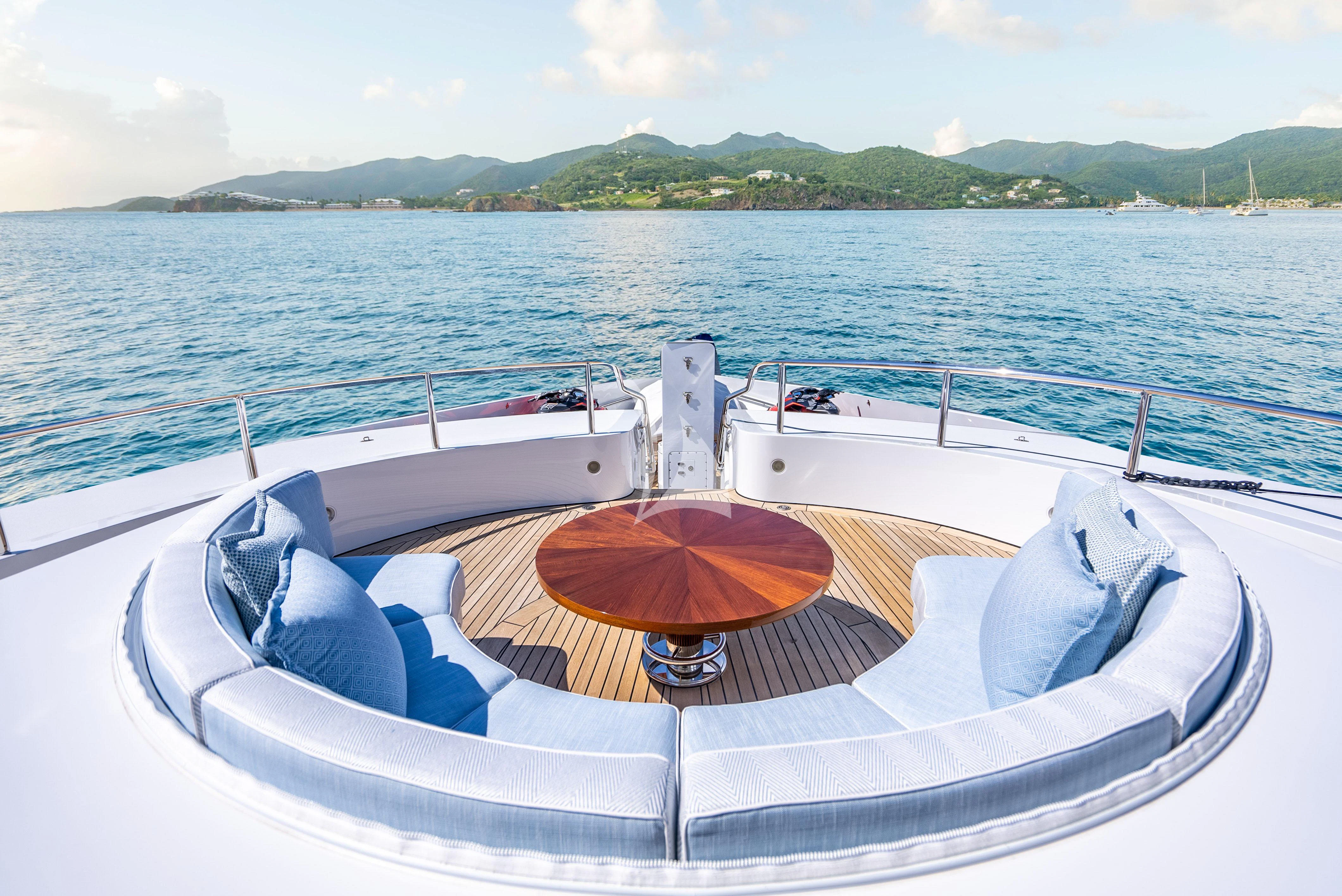 a boat on the water aboard LADY B Yacht for Charter