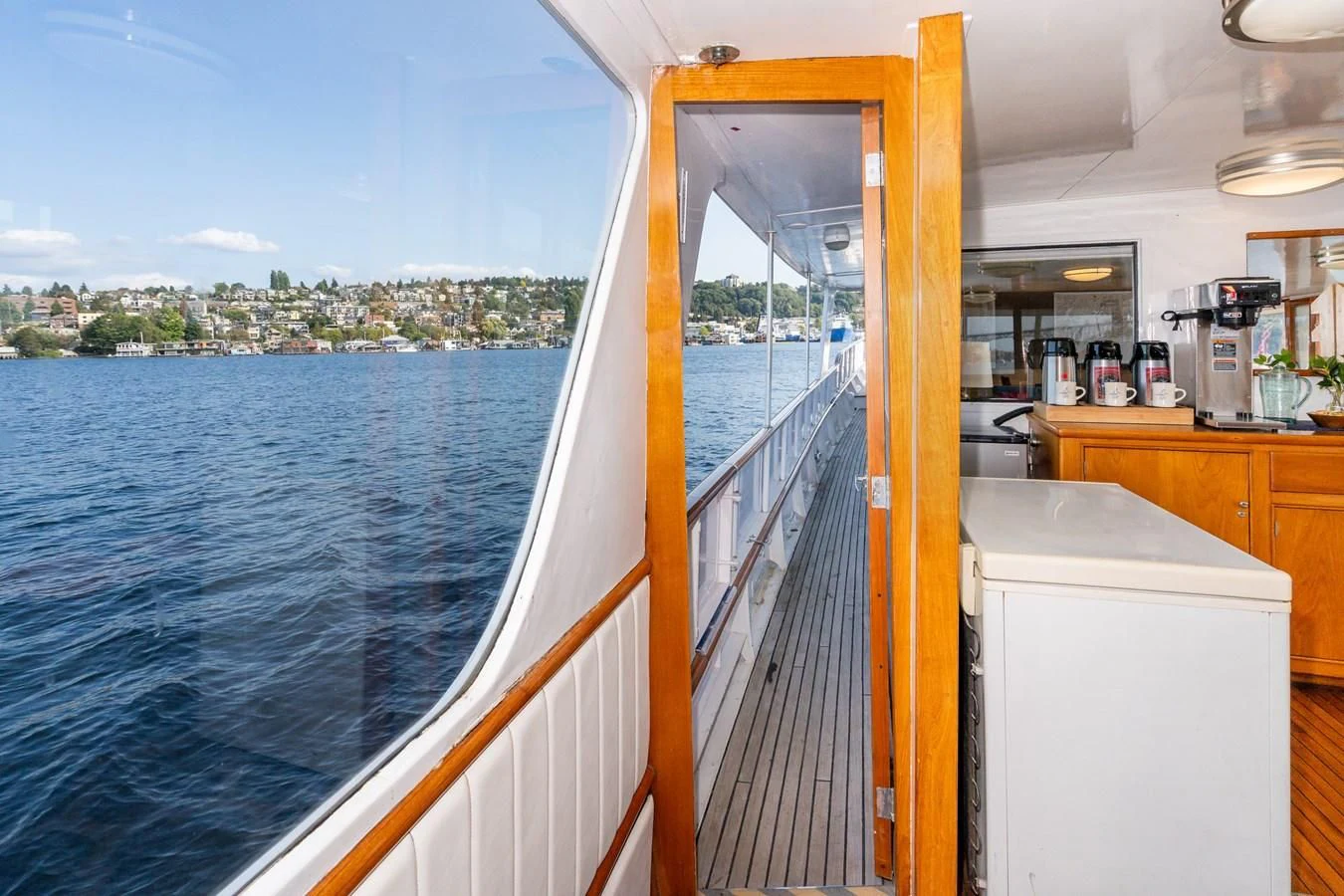 a boat on the water aboard SEA STAR Yacht for Sale