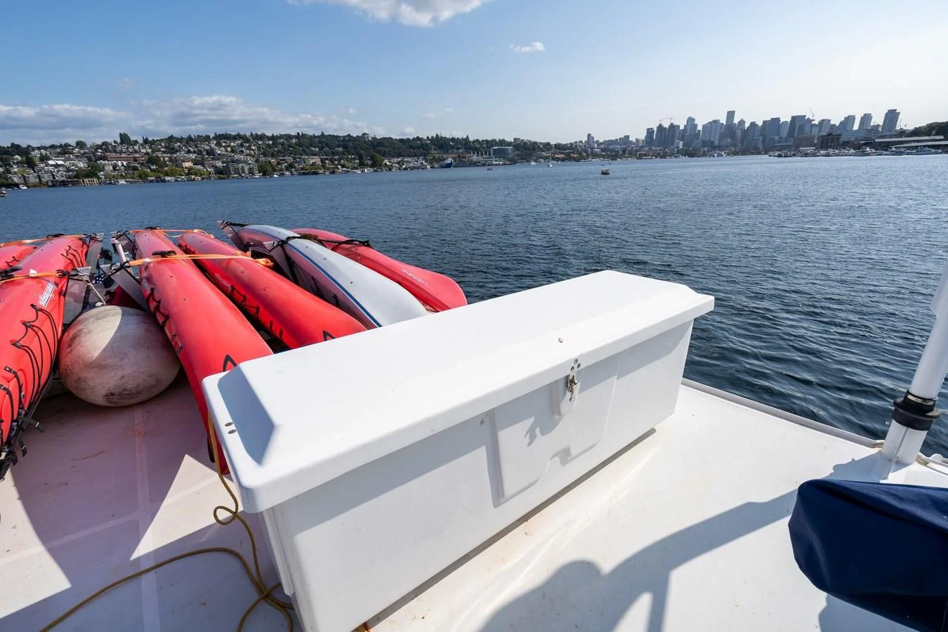 a boat on the water aboard SEA STAR Yacht for Sale