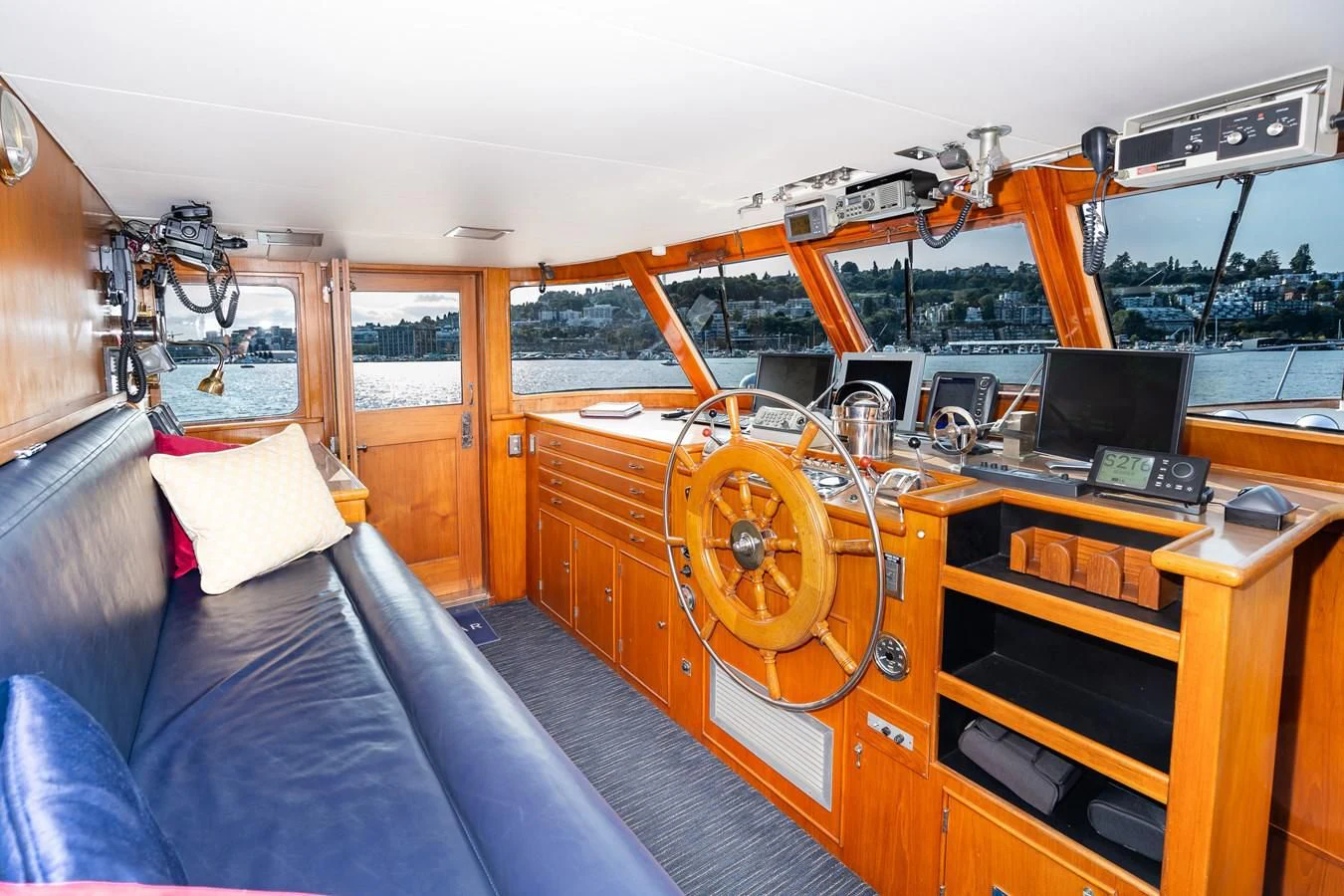 inside of a vehicle aboard SEA STAR Yacht for Sale