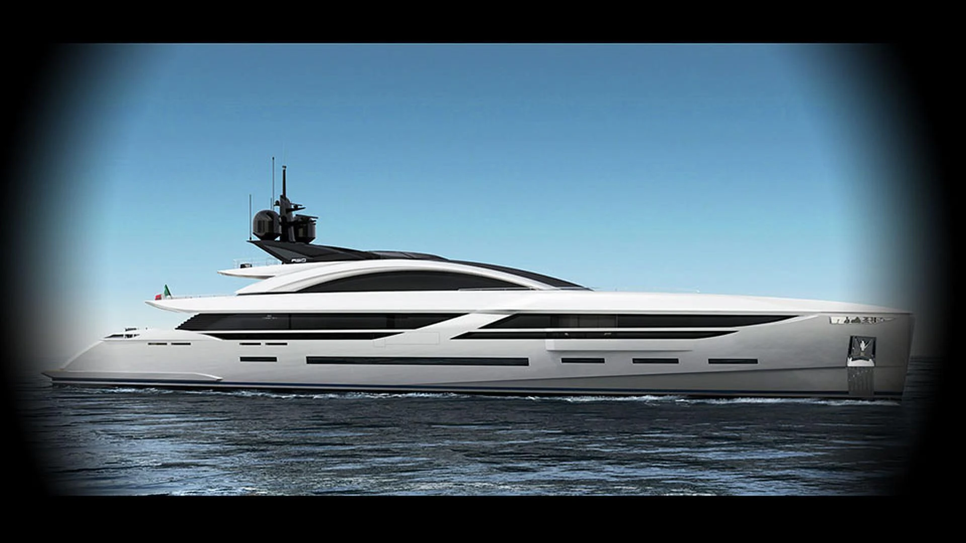 a space ship in the ocean aboard FLYING DAGGER III Yacht for Sale