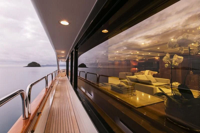 a boat on the water aboard THE STAR Yacht for Sale