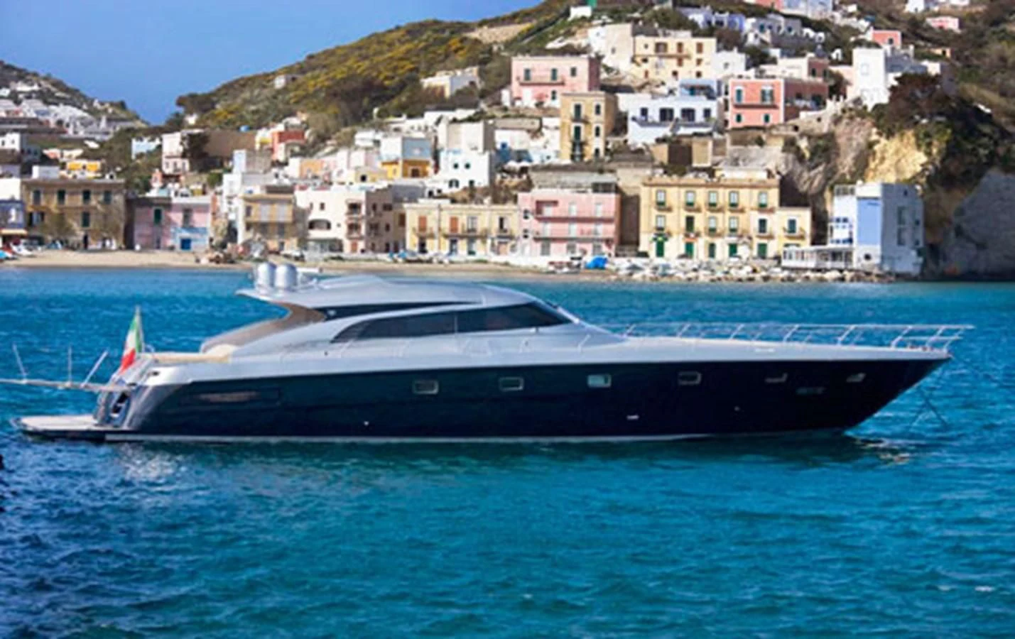 a boat on the water aboard CNM CONTINENTAL 80 Yacht for Sale
