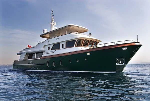 a boat in the water aboard KUYIS Yacht for Sale