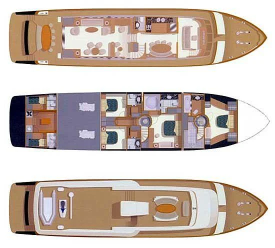 graphical user interface aboard KUYIS Yacht for Sale