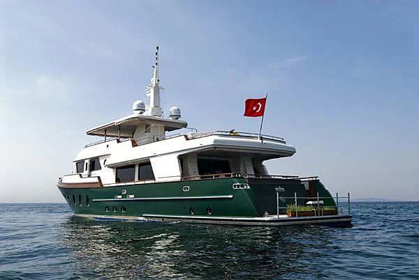 a boat in the water aboard KUYIS Yacht for Sale
