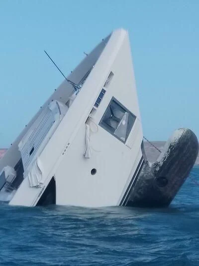 a boat on the water aboard RICACHA' Yacht for Sale