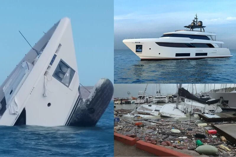 a boat and a boat in the water aboard RICACHA' Yacht for Sale