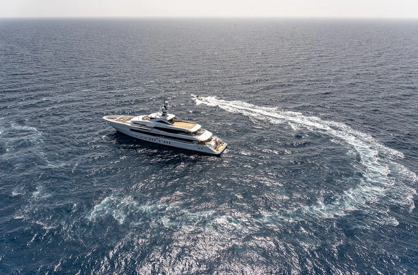 a boat in the water aboard LUSINE Yacht for Sale