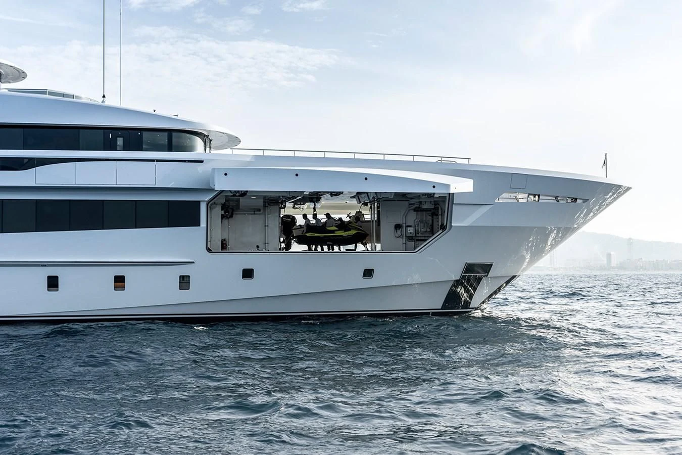 a boat on the water aboard LUSINE Yacht for Sale