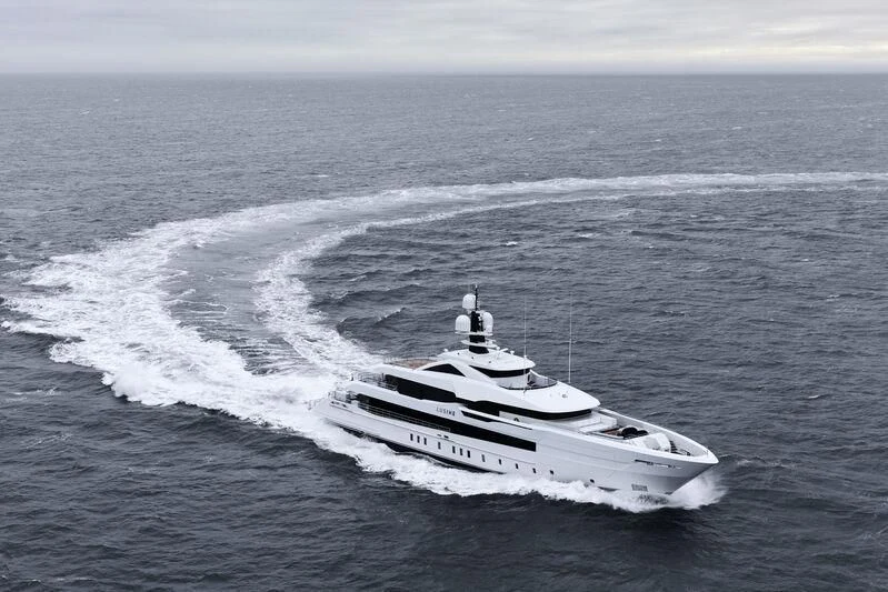 a boat in the water aboard LUSINE Yacht for Sale