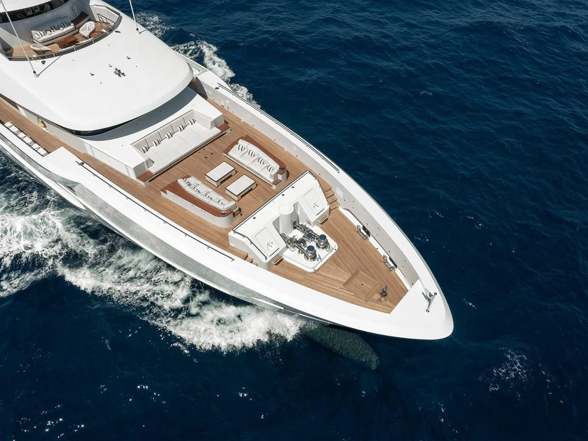 a boat on the water aboard LUSINE Yacht for Sale