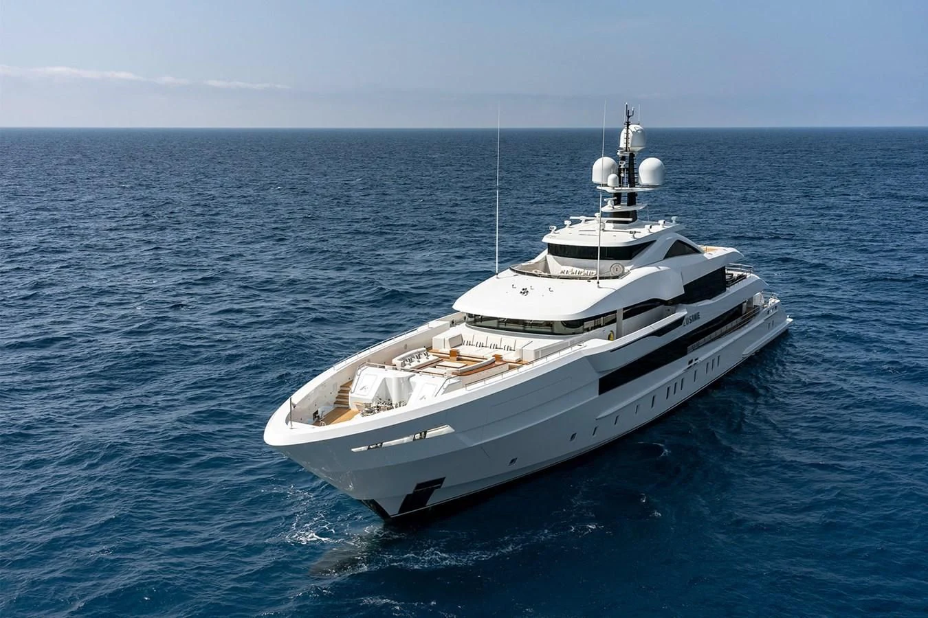 a boat in the water aboard LUSINE Yacht for Sale