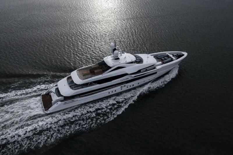 a boat on the water aboard LUSINE Yacht for Sale