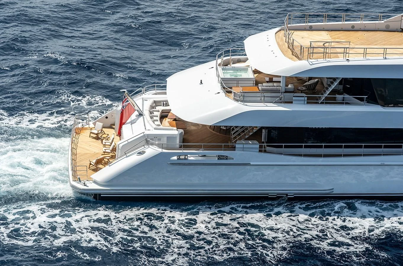 a boat in the water aboard LUSINE Yacht for Sale