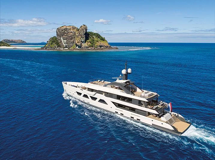 a boat on the water aboard ENTOURAGE Yacht for Sale