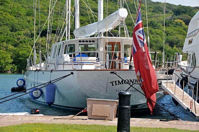 a boat on a dock aboard CATALINA Yacht for Sale