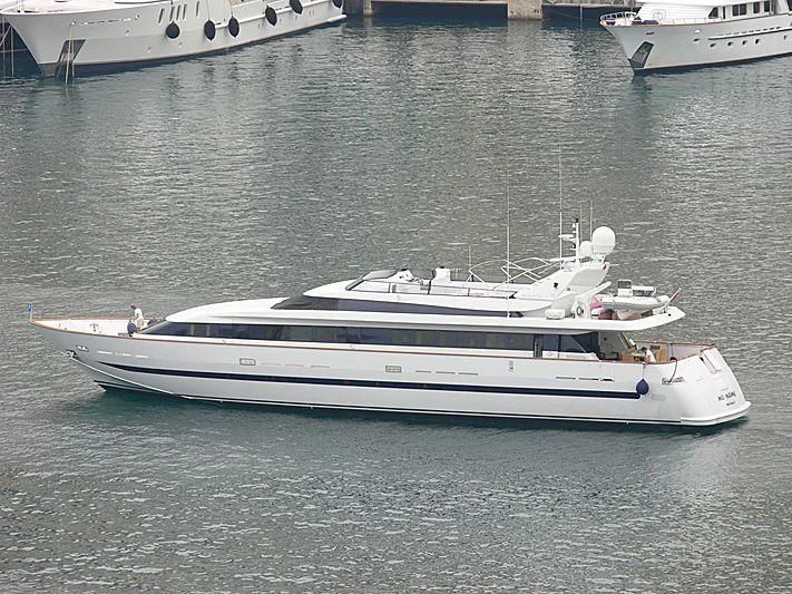 a white boat in the water aboard ALTAMAREA I Yacht for Sale