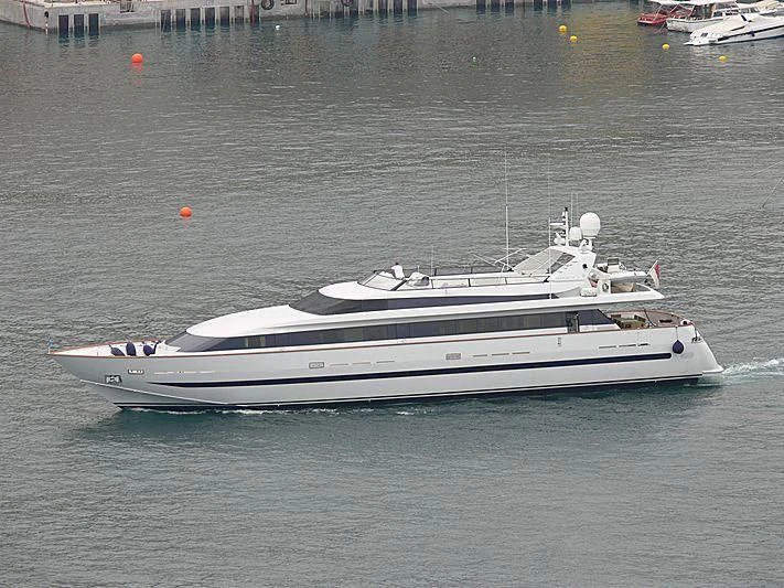 a white boat on the water aboard ALTAMAREA I Yacht for Sale