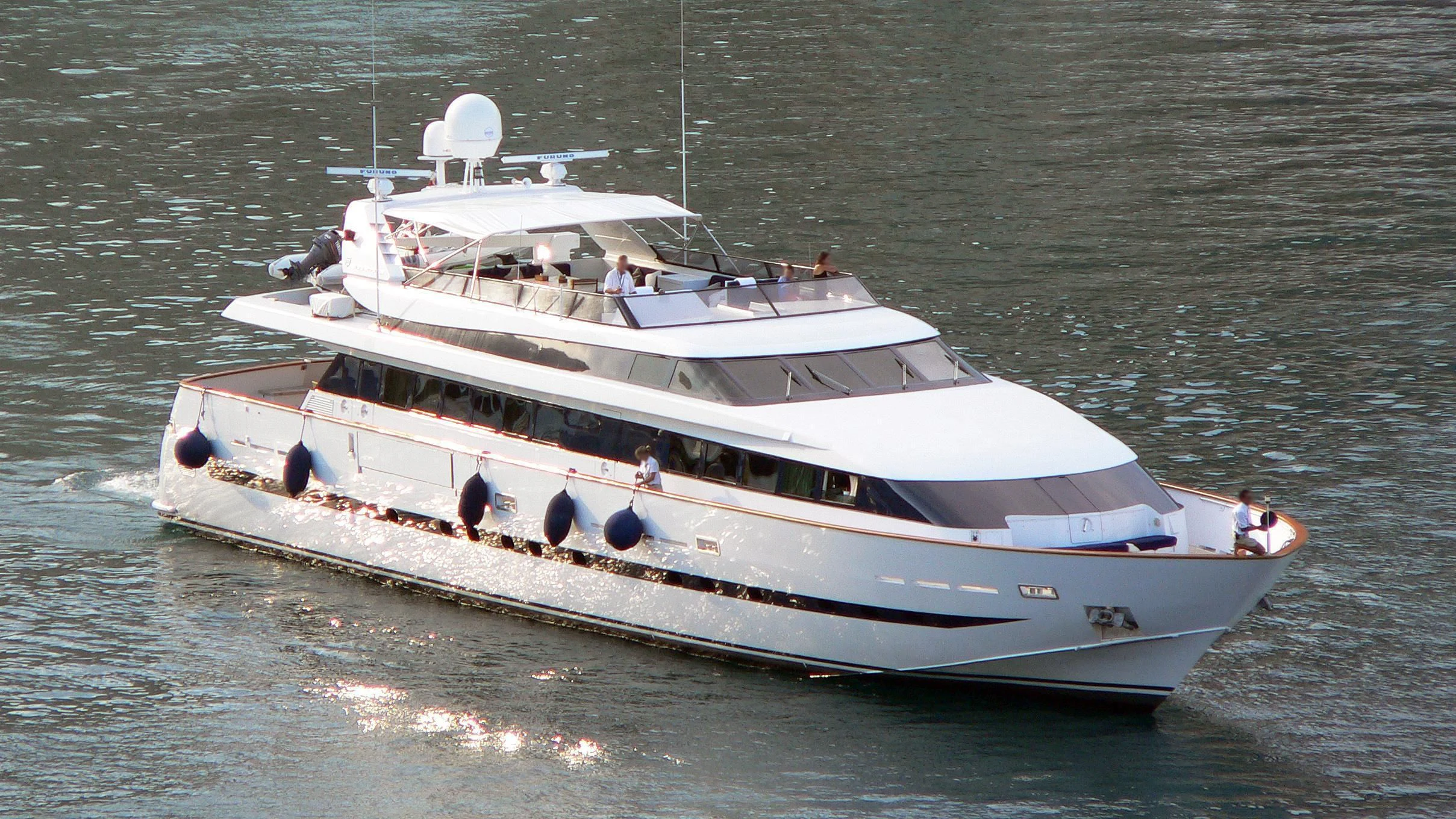 a boat on the water aboard ALTAMAREA I Yacht for Sale