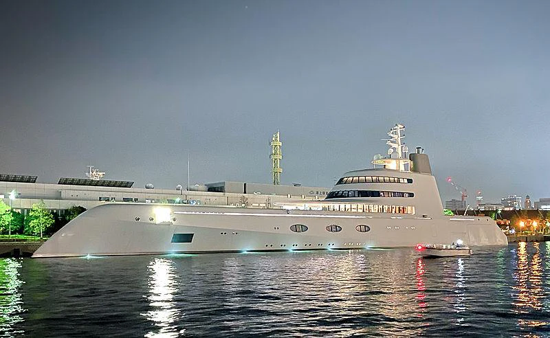 a large cruise ship in the water aboard A Yacht for Sale