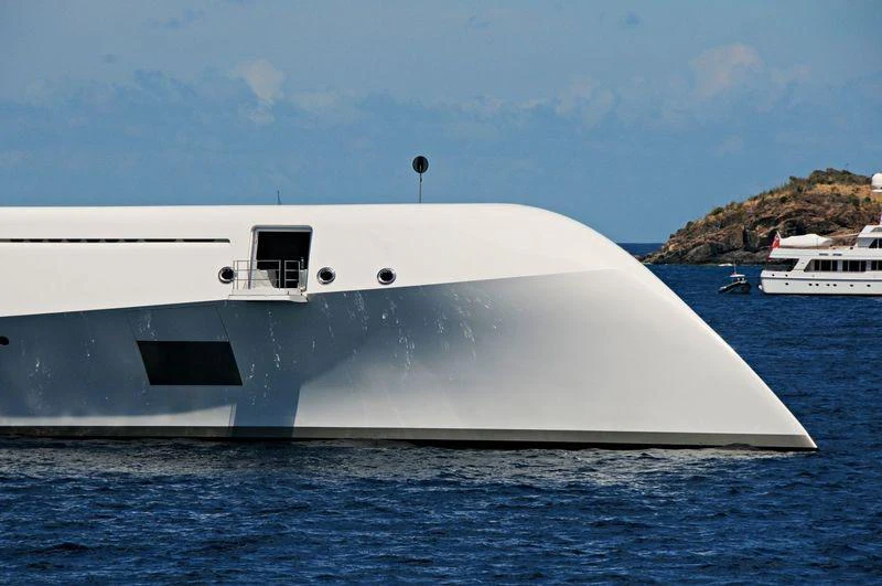 a white boat in the water aboard A Yacht for Sale