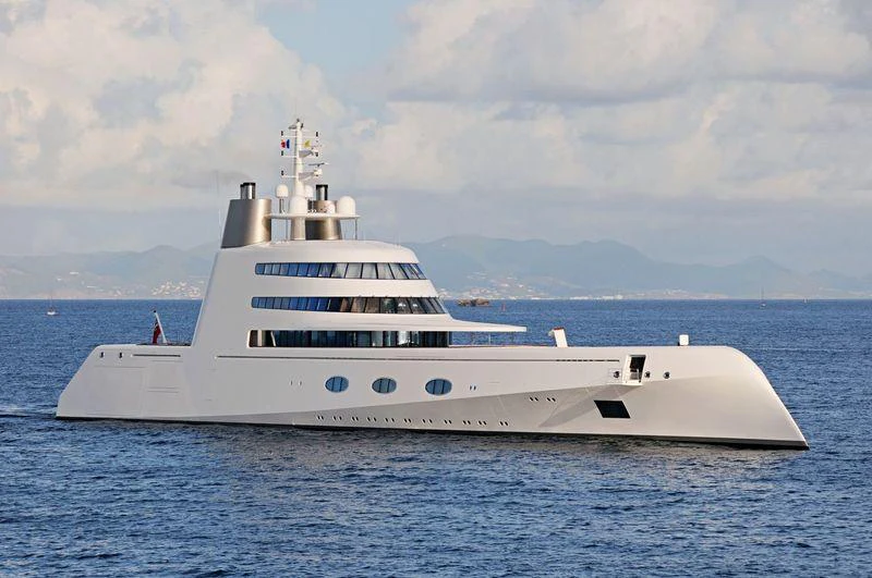 a white yacht in the water aboard A Yacht for Sale